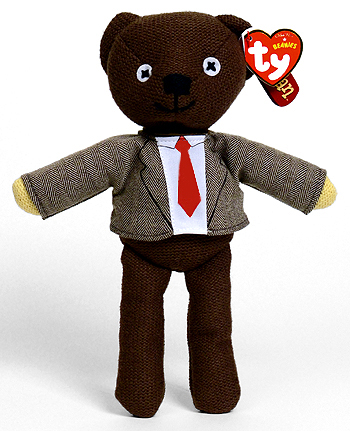 Mr. Bean (coat & tie) - bear - Ty Beanie Babies