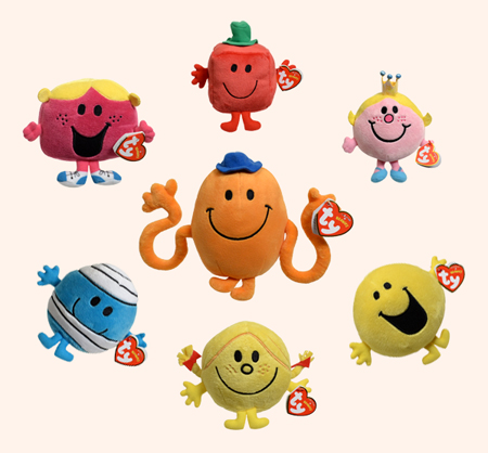 Ty's February 2013 release of Mr. Men and Little Miss characters