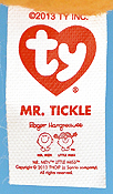 Mr. Tickle - tush tag front