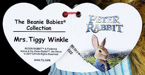 Mrs. Tiggy Winkle - swing tag inside