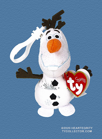 Olaf (Frozen II, clip) - snowman - Ty Beanie Babies (Sparkle)