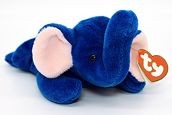 Peanut (royal blue) - elephant - Ty Beanie Babies