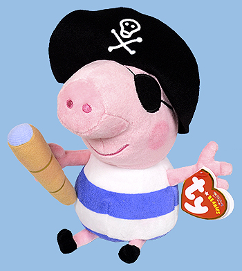 Pirate George - pig - Ty Beanie Babies