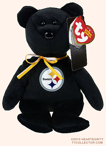 Pittsburgh Steelers - bear - Ty Beanie Babies