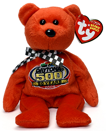 Racing Gold (red) - bear - Ty Beanie Babies