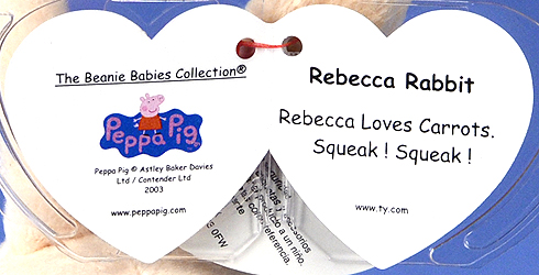 Rebecca Rabbit - swing tag inside