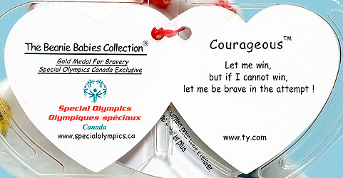 Courageous (Canada exclusive) - swing tag inside