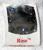 Rose - tush tag front