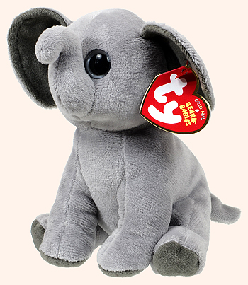 Sahara (gray ears) - elephant - Beanie Baby