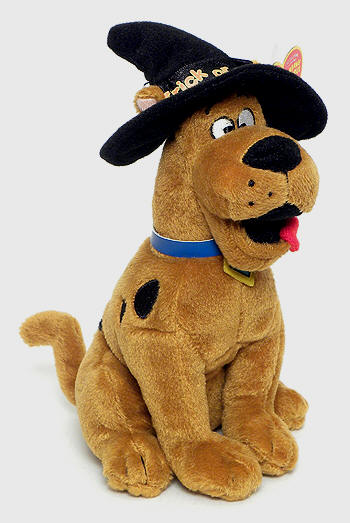Scooby-Doo (Halloween hat) - Great Dane dog - Ty Beanie Babies