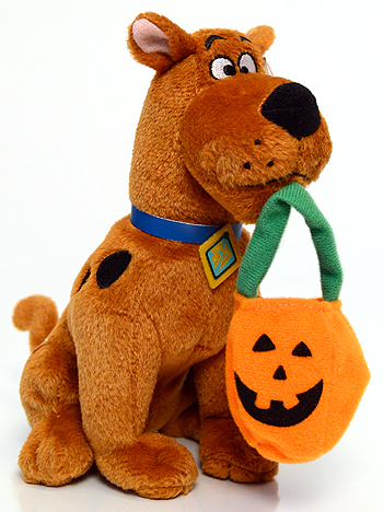 Scooby-Doo (pumpkin bag) - Great Dane dog - Ty Beanie Babies