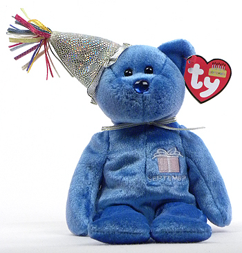 September (second birthday series) - bear - Ty Beanie Babies