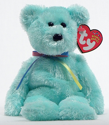 Sherbet (green) - bear - Ty Beanie Babies