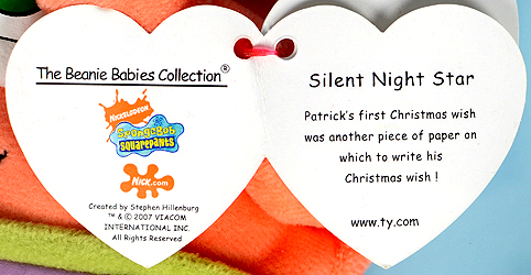 Silent Night Star - swing tag inside