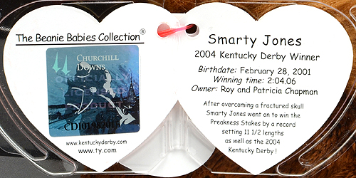 Smarty Jones (retail version) - swing tag inside