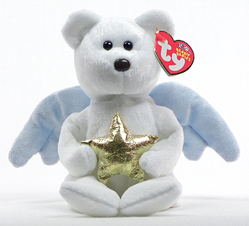 Star (gold) - bear - Ty Beanie Babies