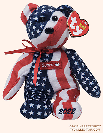 Supreme - bear - Ty Beanie Babies