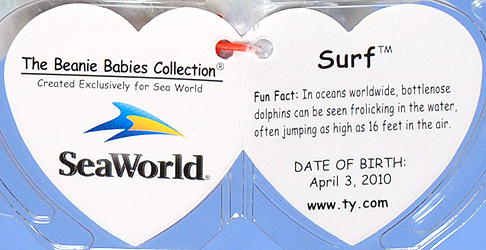 Surf (SeaWorld) - swing tag inside