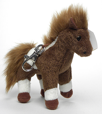 Thunderbolt (key-clip) - Horse - Ty Beanie Babies