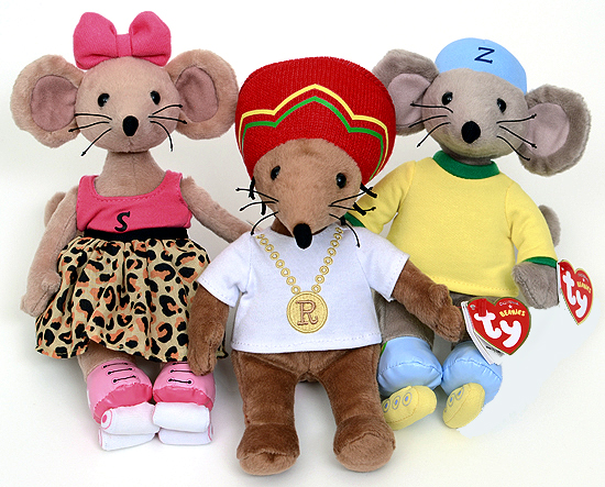 Ty Rastamouse trio of characters