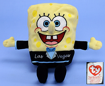 Vegas SpongeBob - sponge - Ty Beanie Babies