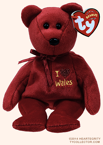 Wales - bear - Ty Beanie Babies