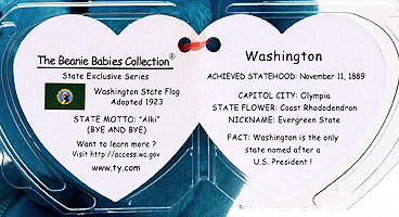 Washington (I love) - swing tag inside