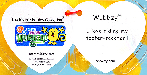 Wubbzy - swing tag inside
