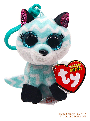 Atlas (clip) - chevron fox - Ty Beanie Boos