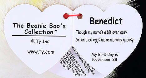 Benedict - swing tag inside