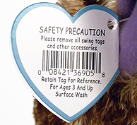 Boo Buddy swing tag back