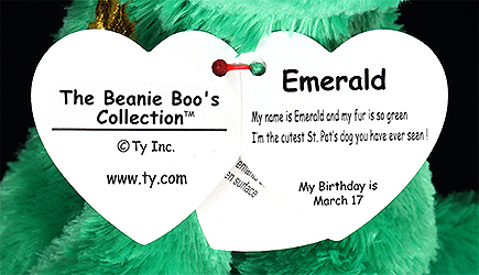 Emerald - swing tag inside