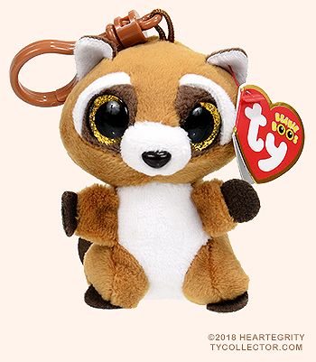 Rusty (clip) - raccoon - Ty Beanie Boos