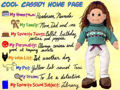 Cool Cassidy bio from the Ty website 