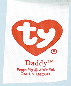 Daddy (Beanie Buddies) tush tag front