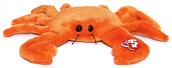 Digger (orange) - Crab - Ty Beanie Buddies