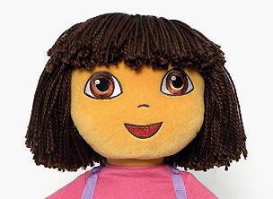 Dora (large) portrait - Ty Beanie Buddies