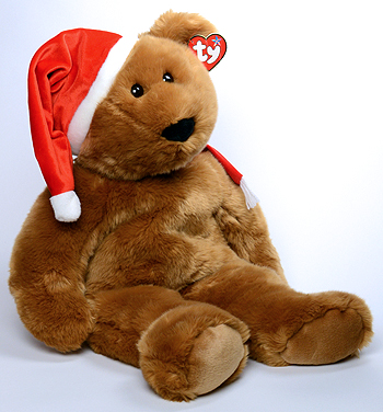 Extra Large 1997 Holiday Teddy - bear - Ty Beanie Buddy
