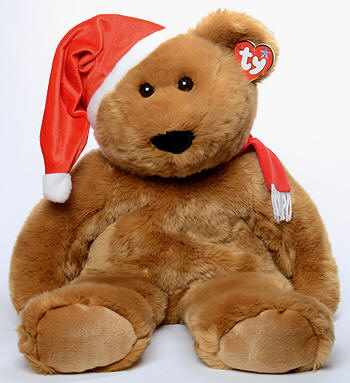 Extra Large 1997 Holiday Teddy - bear - Ty Beanie Buddies
