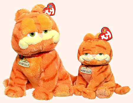 Garfield Ty Beanie Buddy and Beanie Baby