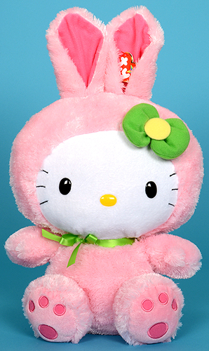 Hello Kitty (large, bunny costume) - cat - Ty Beanie Buddies