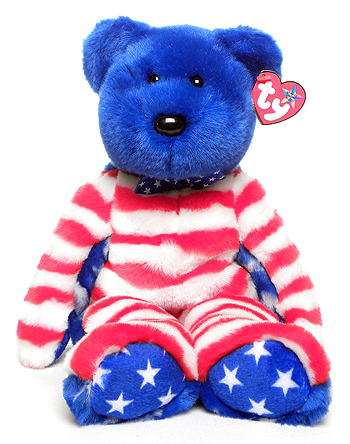 Liberty (blue head) - bear - Ty Beanie Buddies
