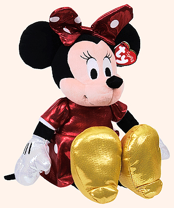 Minnie (red dress, Disney Sparkle) - mouse - Ty Beanie Buddies
