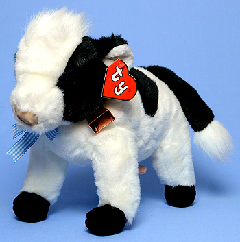 Clover (ribbon and vinyl nose) - cow - Ty Plush / Classic