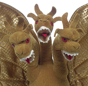 King Ghidorah - 3-headed dragon - Ty Classic / Plush