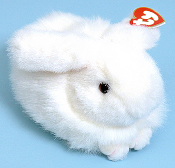 Nibbles (white) - rabbit - Ty Plush / Classic