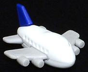 Airplane (blue) - Ty Beanie Puzzle Eraser