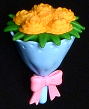 Bouquet (orange) - Ty Beanie Puzzle Eraser