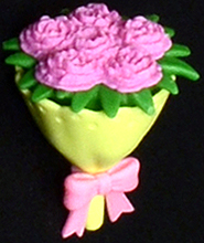 Bouquet (pink) - Ty Beanie Puzzle Eraser