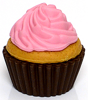 Cupcake (strawberry) - Ty Beanie Puzzle Erasers